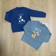 ディズニー　ドナルドダック プルート トレーナー セット