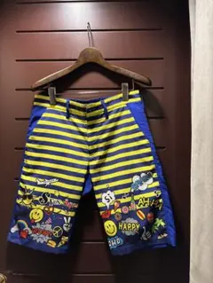 DWD ダンスウィズドラゴン 派手 メンズ ハーフパンツ ブラック 5 ウェア DWD ダンスウィズドラゴン 派手 メンズ ハーフパンツ ブラック 5