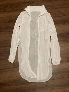 ホワイト 長袖 シャツ