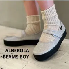 ALBEROLA×BEAMS BOY■グリッター 厚底メリージェーン スニーカーのサムネイル