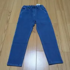 新品☆コムサイズム　インディゴ　のびのびパンツ120㎝