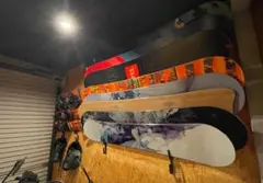 スノーボードラック　壁掛けフック