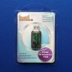 USB 外付け サウンドカード 仮想5.1ch 3.5mm 変換アダプター