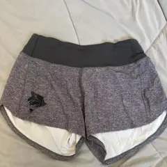 Lululemon ウエストポケット付きショートパンツ サイズ4 グレー