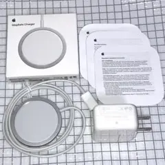 【美品 純正品】MagSafe充電器 アダプター付き(スレ傷あり)
