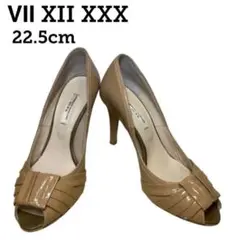 セヴントゥエルヴサーティ エナメル ハイヒール サンダル ⅦXIIXXX