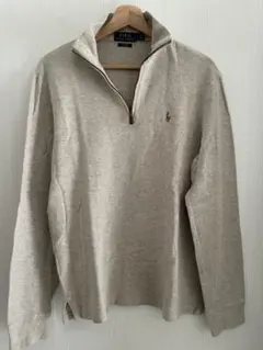 Polo Ralph Lauren ベージュ ジップアップセーター