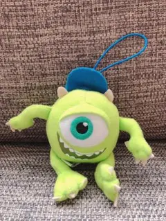 モンスターズインク　マイクワゾースキー　ぬいぐるみ　ストラップ