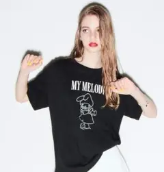 MY MELODY ユニクロ Tシャツ サンリオ マイメロ サイズM ブラック