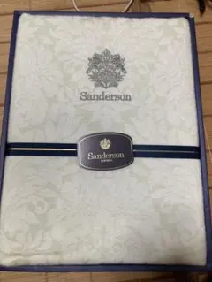 新品未使用品 Sanderson サンダーソン ジャガードウィンターシーツ