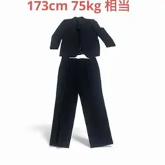 【阪急百貨店購入】　黒ビジネススーツ（ジャケット・パンツセット）