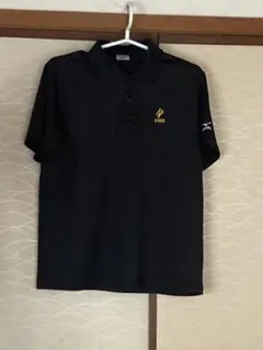 【値下げ不可】　Mizuno 黒 ポロシャツ FIREロゴ