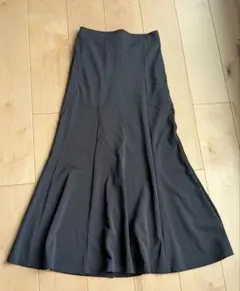classicalelf レディース ロングスカート フレア ブラック