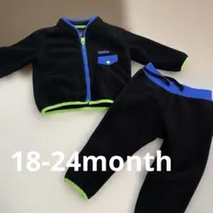 GAP アークティックフリースジャケット セットアップ 18-24ヶ月 ブラック