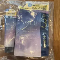 YOLU ジェル　ヘアマスク&シャンプー カームナイトリペア 容器含578gのサムネイル