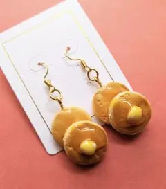 パンケーキのピアス