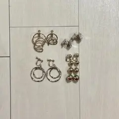 ゴールドイヤリング4点セット