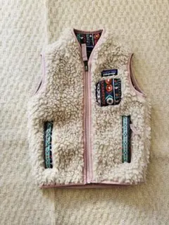 patagonia 美品ベビーレトロX フリースベスト 6-12m ボアベスト