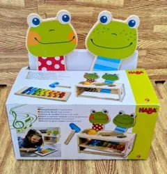 HABA　サウンドノッキングベンチ　フロッグコンサート　ハンマートイのサムネイル