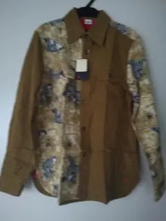 エターナル 備中倉敷工房 倉 長袖シャツ M 和柄 鷲 鷹 未使用タグ付き