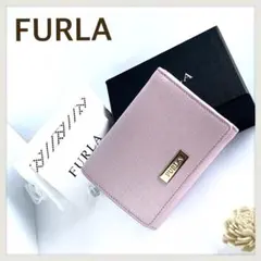 フルラ 三つ折り 財布 ピンク 箱・保存袋付き レディース FURLA