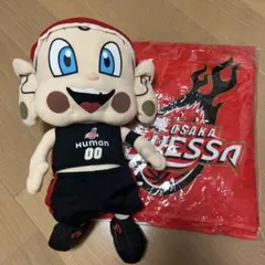 大阪エヴェッサ　マスコット　まいどくん　ぬいぐるみ