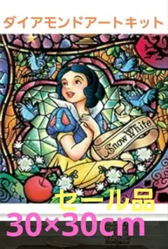 セール品●☆ダイヤモンドアートキット スノーホワイト 30×30cm