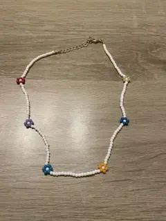 ビーズ ネックレス