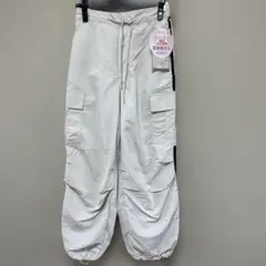 新品 しまむら 低身長さん TS＊ラインカーゴパンツMP