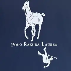 【パロディT】Polo Rakuba Lauren Tシャツ S 紺　ネイビー
