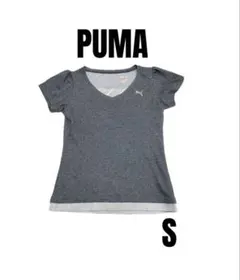 【PUMA プーマ】美品　半袖Tシャツ　ランニング　フィットネス　レディース　Sのサムネイル