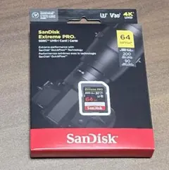【新品】SanDisk ExtremePro SDカード 64GB