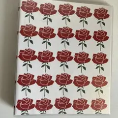 チェキ アルバム FUJIFILM × MARK'S inc. バラ 花柄 赤色