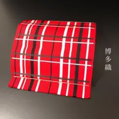 SO-766 名古屋帯 開き名古屋 総柄 正絹 八寸 博多織 モダン カジュアル