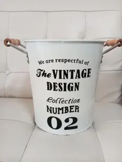 ヴィンテージデザイン　ダストバケツ