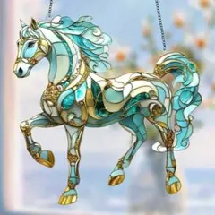 馬　干支　2026年　午年　縁起物　アクリル 窓辺 インテリア 雑貨