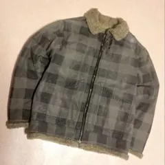 archive 90s Block Check N-1 Deck Jacket