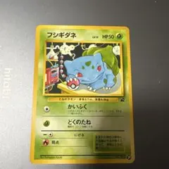 フシギダネ LV.13第1弾初版・マーク無し 旧裏面 No.001 プレイ用