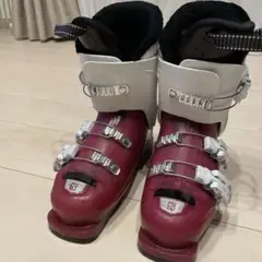 Salomon 22〜22.5cm 子ども用スキーブーツ 赤/白
