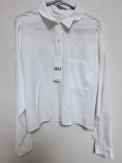 カラークロップドシャツ