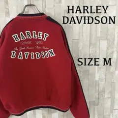 古着 HARLEY-DAVIDSON フリースジャケット Mサイズ レッド