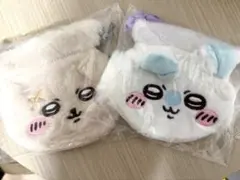 ちいかわ　おかお巾着　ラッコ、モモンガ