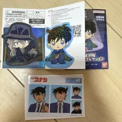 名探偵コナン　ちぢませ隊ステッカーコレクション　証明写真風ステッカー