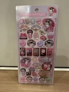 【正規品】ボンボンドロップシール　和柄　舞妓さん