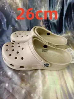 CROCSクロックスジオメトリッククロッグ男女兼用サンダルベージ 그