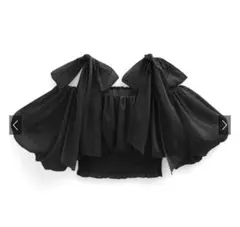 GRL ラメシアーオフショルダーリボンショート丈トップス[tu1190]