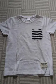 140 ストライプポケット Tシャツ