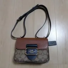 COACH ショルダーバッグ ブラウン/ベージュ