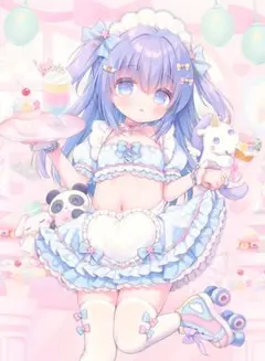 海月雲ろあ デスクマット プレイマット ラバーマット ホロライブ