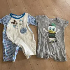 BEAMS 半袖ドナルド ロンパース　長袖ロンパース